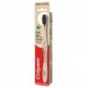 COLGATE - Brosse à Dents en Bambou avec Brins infusés au Charbon - Brosse à Dents Medium - Manche fabriqué à partir de bambou