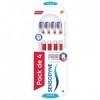 Sensodyne Sensibilité & Gencives Brosse à Dents Souple pour la Sensibilité Dentaire, Pack 4 Unités