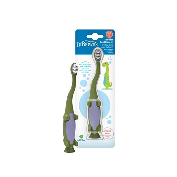 Dr. Browns Flamingo Brosse à dents pour enfant Rose