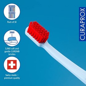 Curaprox Brosse à dents CS 3960&nbsp;super souple Lot de 10