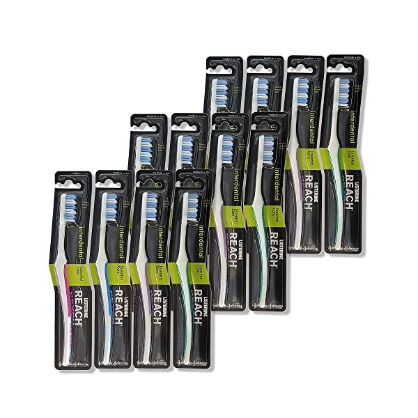 Listerine Reach Lot de 12 brosses à dents interdentaires