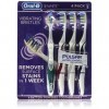 Oral B 3D White Luxe Lot de 4 brosses à dents à piles Pulsar