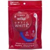 Colgate Optic White Wisp Lot de 24 mini brosses à dents jetables Menthe fraîche