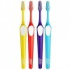 TePe Supreme - Brosses à dents souples avec deux longueurs de filaments - Pour une hygiène buccale efficace - Lot de 4 pièces