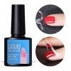 ARTIFUN Nail Art Latex Tape Peel Off Liquid Nail Polish Barrier Glue White Nail Cuticle Guard Skin Protector Nail Glue 10ml