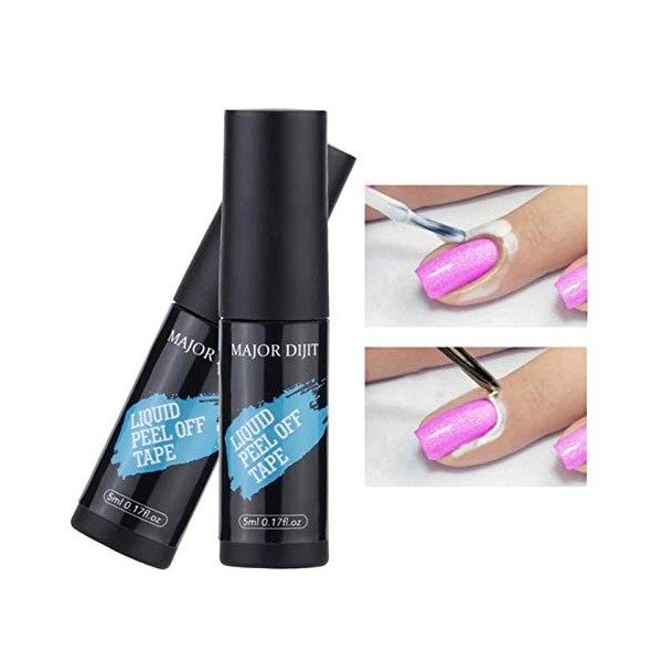 secruk Ongles éplucher de la bande liquide protecteur de protection de la cuticule protecteur de la peau pour vernis à ongles