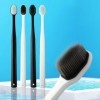 Lot de 2 Brosses à Dents en Silicone - Manche Semi-flexible - Composition Nano Matériaux : Durabilité et Peformance - Mauvais