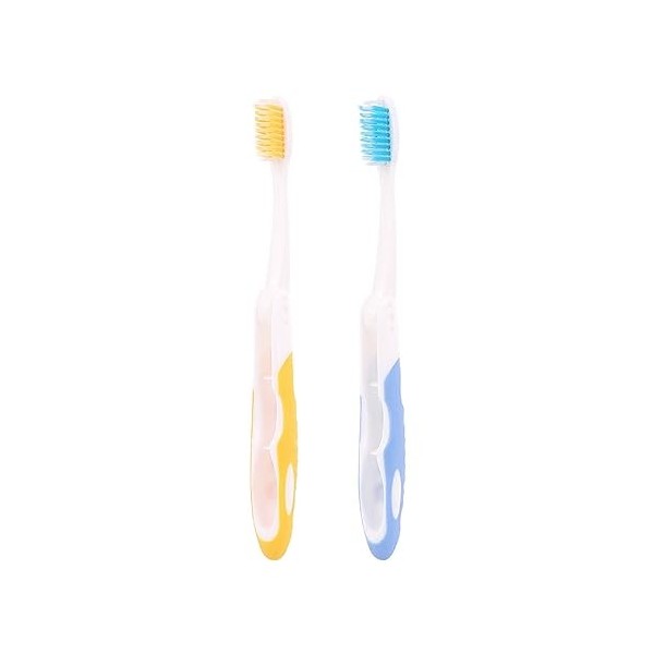 2 Pièces Brosses Dents Portables Pliables Vrac Voyage Poils Doux Brosses Pour Protéger Gencives Pour Adulte Enfant Voyage Cam