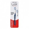 Colgate Link Kit de démarrage pour brosse à dents manuelle comprenant 1 manche en aluminium de qualité supérieure et 2 têtes 