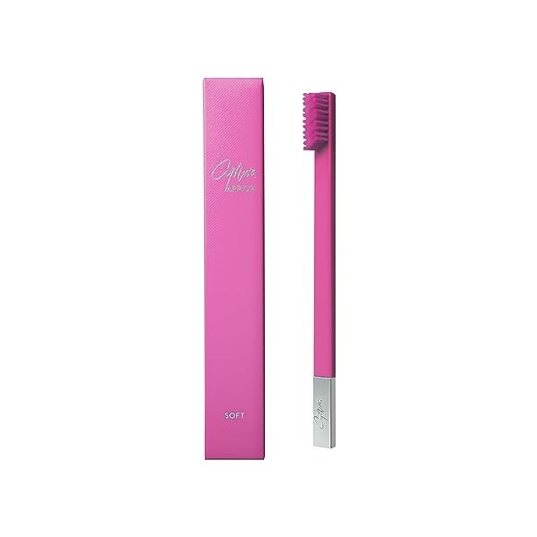 APRIORI Brosse à dents souple Bubblegum rose argent