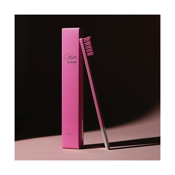 APRIORI Brosse à dents souple Bubblegum rose argent