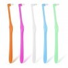 WLLHYF Lot de 5 brosses à dents inter-dentaires compactes pour appareils orthodontiques, ponts, nettoyage des détails de lign