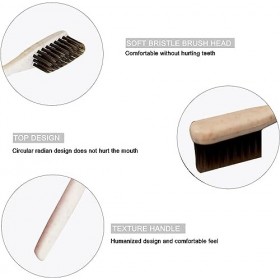 Lot de 20 brosses à dents extra douces jetables pour gencives sensibles, emballage individuel, poils moyens doux, respectueux