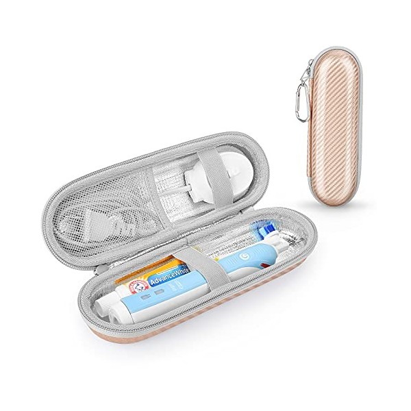 Étui de voyage pour brosse à dents électrique Braun Oral B/Oral-B Pro/ Sonicare Electric Toothbrush avec rangement daccessoi ...
