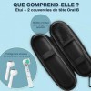 Etui Voyage Brosse a Dent Electrique Compatible Oral B Braun - Boite Trousse Enfant a Dent Electrique Compatible Oral B Braun