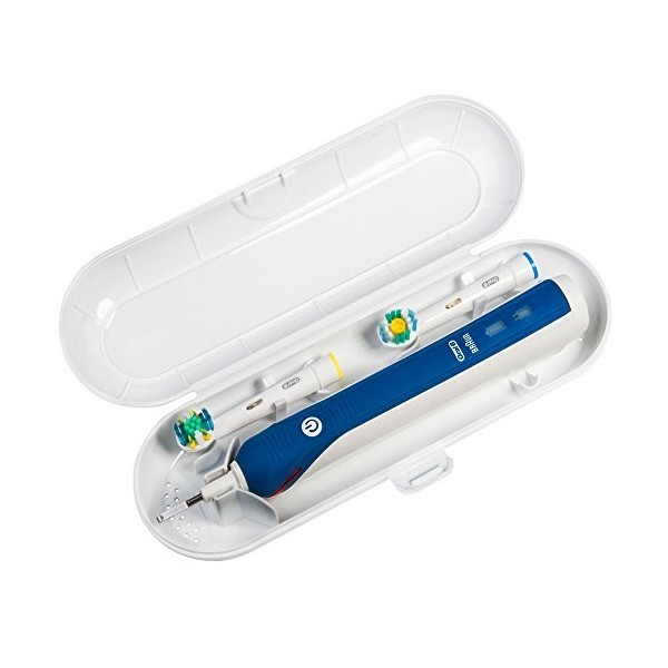 Nincha Portable de remplacement Plastique Trousse de voyage pour brosse à dents électrique Oral-B PRO Series Rose 