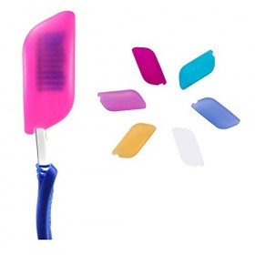 Owoda 6 Pièces Etui de Protection de la Tete de Brosse a Dents Portable en Plastique pour Le Voyage