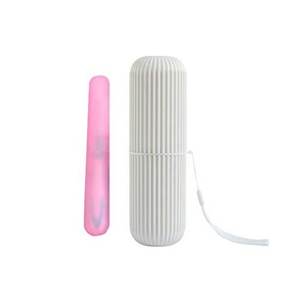 XINGSUI Étui pour Brosse à Dents de Voyage, boîte de Rangement de Tasse de Brosse à Dents Portable intérieure et extérieure 