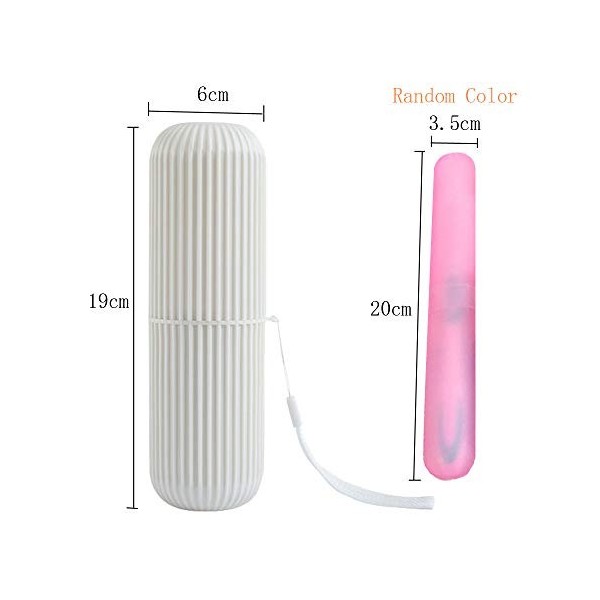 XINGSUI Étui pour Brosse à Dents de Voyage, boîte de Rangement de Tasse de Brosse à Dents Portable intérieure et extérieure 