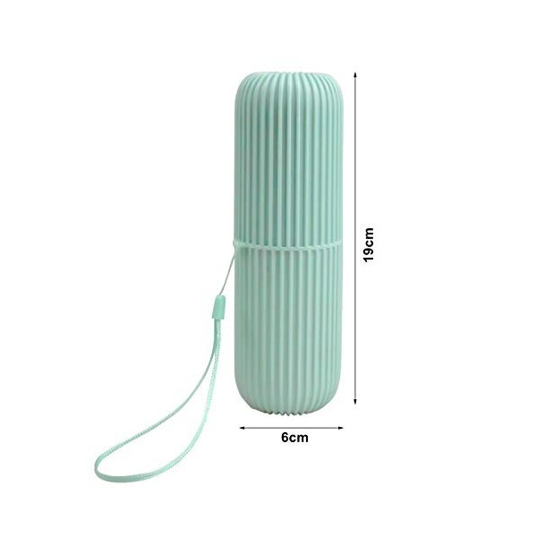 3 Pièces Brosse a Dent Tasses de Voyage, Brosse à Dents Étuis Étui Portatif de Voyage Portable Plastique Brosse à Dents Denti