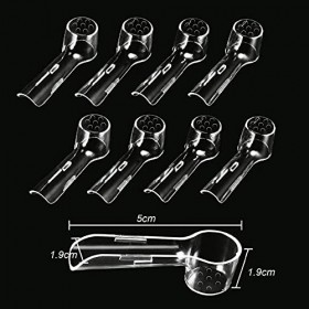 GeekerChip 8 Pcs Couvercles de Tête de Brosse à Dents,protège brosse a dent électrique,étanche à la poussière,Non toxique pou