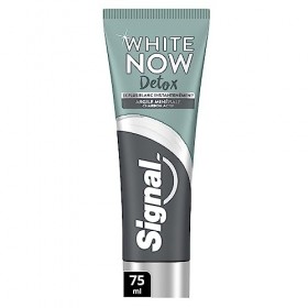 Signal White Now Pâte Dentifrice Blancheur Detox Argile & Charbon Actif, 75ml