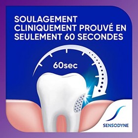 Sensodyne Dentifrice Rapide Action, Sensibilité Dentaire, Dents Sensibles, Soulagement Rapide et Protection Longue Durée, 75 