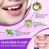 Whaline Dentifrice Blanchissant Violet,V34 Color Corrector Serum Inclus Booster de Blanchiment des Dents Blanchiment Dentaire