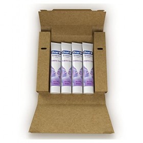 Oral-B Dentifrice Blanchissant 3Dwhite Luxe, Pack de 4 4 x 100 ml , Perfection, Élimine Jusqu’à 100 % des Taches en Surface,