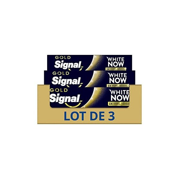 Signal White Now Gold x3