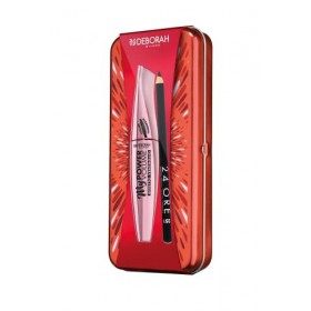 Deborah Kit lacte N.01 Mascara My Power Volume + Crayon 24 heures N.251 Black