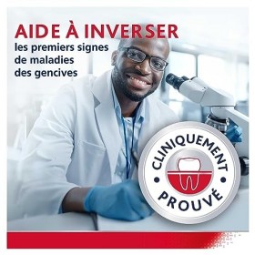 Parodontax Dentifrice Soin Blancheur, Aide à Arrêter et Prévenir Le Saignement Des Gencives, Goût Amélioré, Lot de 6x75ml