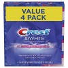 Crest 3D White Luxe, Glamorous White, Vibrant Mint Toothpaste 3.5 OZ Pack of 4 by Crest