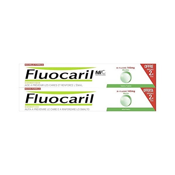 Fluocaril Bi-Fluore 145Mg Menta 2X75Ml