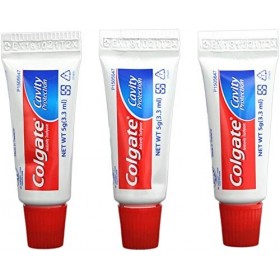 Cao Camping Pack de 3 Mini Tubes de Dentifrice 3.3 ML 3 x 3.3 