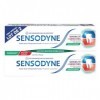 Sensodyne Dentifrice Sensibilit� et Gencives, Menthe Fra�che, Traitement Des Dents Sensibles et Gencives, Lot de 2x75 ml