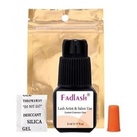FADLASH Colle Extension de Cils Eyelash Extension Glue 2-3S SéChage Rapide 8 Weeks Excellente Durabilité ImperméAble Colle Ci