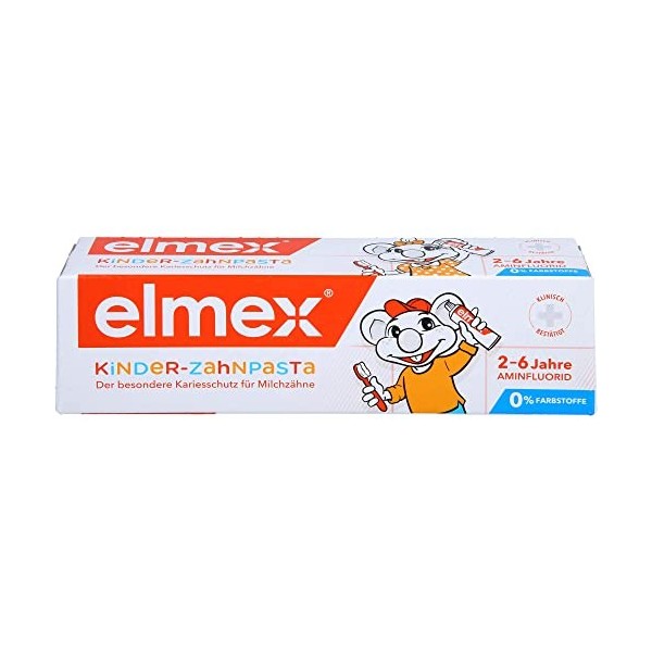 Elmex Dentifrice pour enfants, 50 ml 