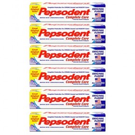 Church & Dwight Pepsodent Complete Care Dentifrice Original Flavor 5,5 oz Pack de 6 