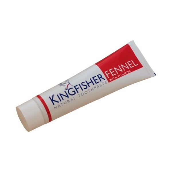 Kingfisher Pack de 3 dentifrices au fenouil avec fluorure 100 ml