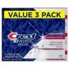 Crest 3D White Advanced Glamorous White Teeth Whitening Toothpaste, 3.8 oz, Pack of 3