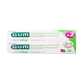 GUM Activital Dentifrice Q10 Lot de 2 x 75 ml