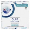 Crest Gum Detoxify Deep Clean Toothpaste Triple Pack, 4.1 Ounce Each