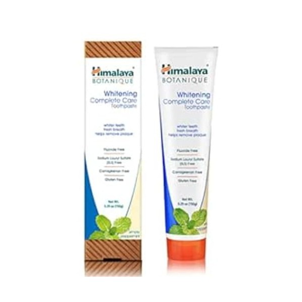 Himalaya Botanique Simply Menthe Dentifrice 4 pièces de 150 g