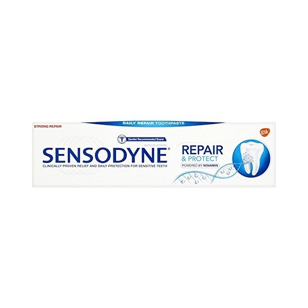 Sensodyne Sensitive Dentifrice, Réparer et Protéger loriginal, 75 ml