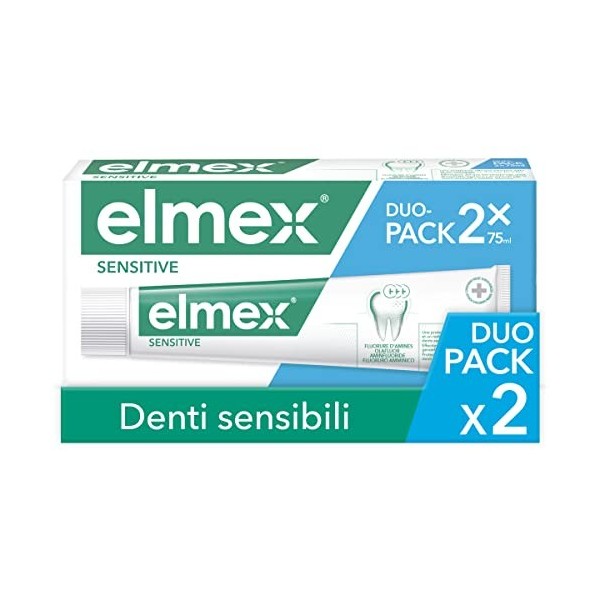 Elmex Dentifrice sensible, traitement des dents sensibles, soulagement et protection efficace contre la sensibilité dentaire,