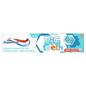 Aquafresh BIG teeth Dentifrice au Fluorure 50ml