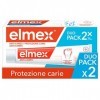 elmex Dentifrice Protection Carie, Reminiralise et Protège efficacement les dents des caries, Dentifrice Anticarie avec Fluor