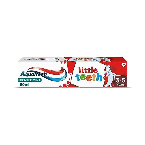 AQUAFRESH Kids T/Paste 50 ml Little Teeth Tube 3-5Y Brossettes