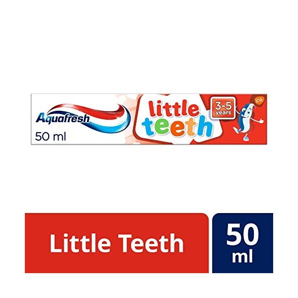 AQUAFRESH Kids T/Paste 50 ml Little Teeth Tube 3-5Y Brossettes